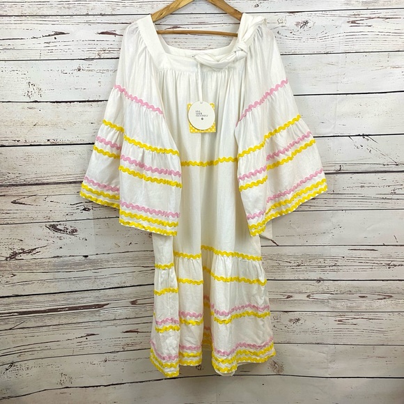 Lisa Marie Fernandez Ric Rac Linen Dress - Picture 6 of 11